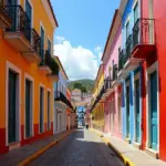 Vibrant Streets of Old San Juan