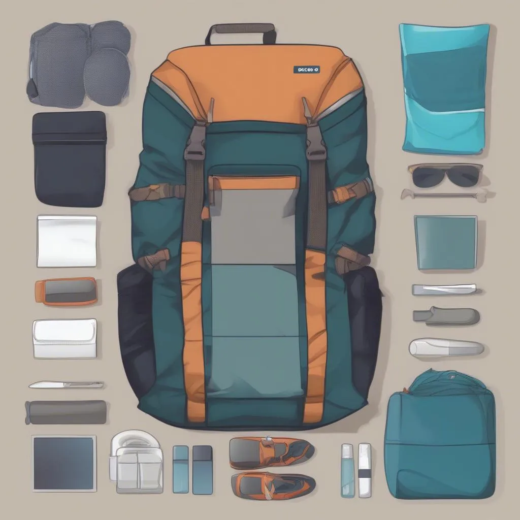 Packing Cubes Illustration