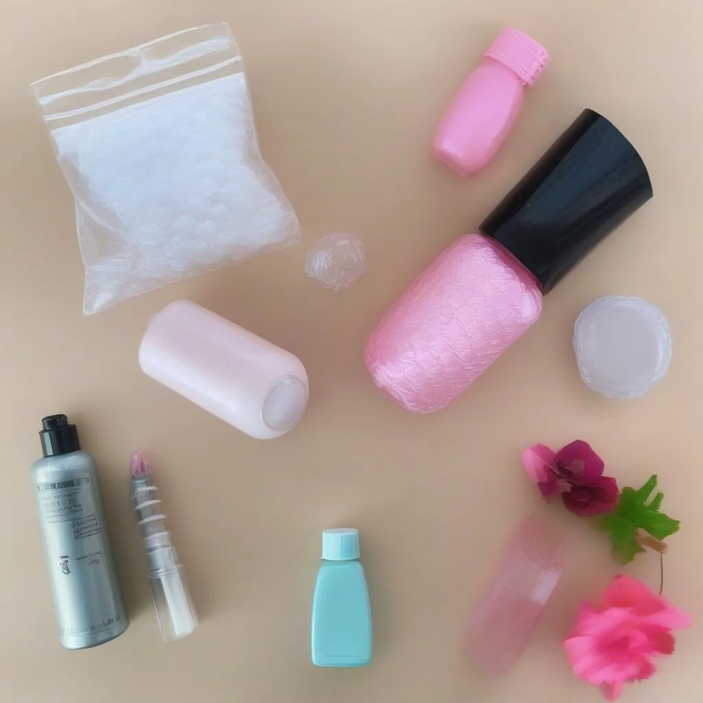 Protecting nail polish bottles during travel