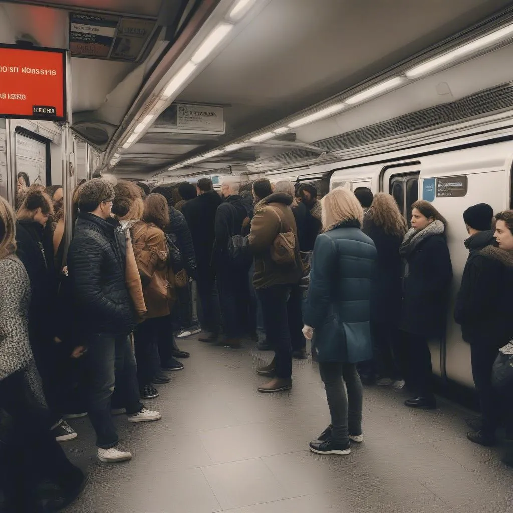 Pickpockets in Paris Metro