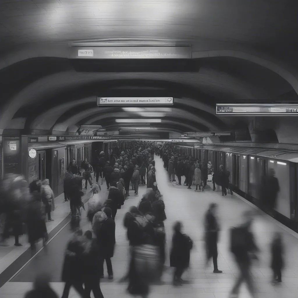 Paris Metro Station