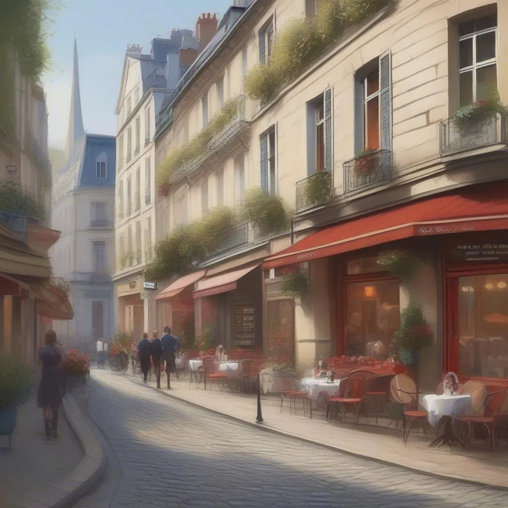 Parisian Street Scene