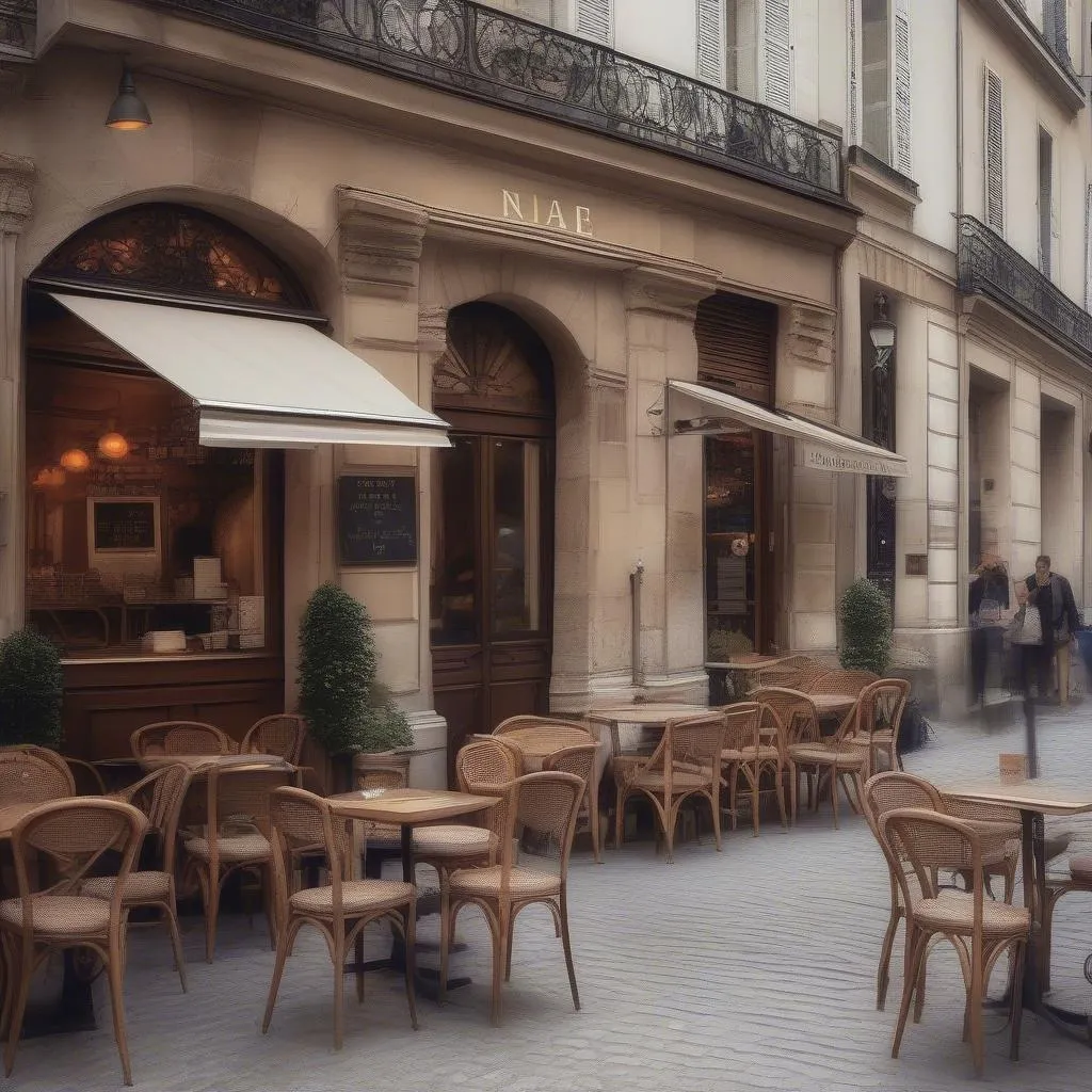 Parisian Street Cafe