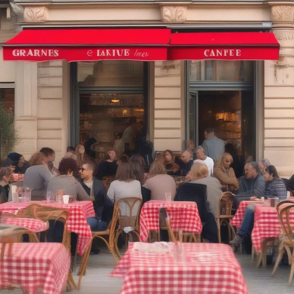 Charming Parisian Cafe