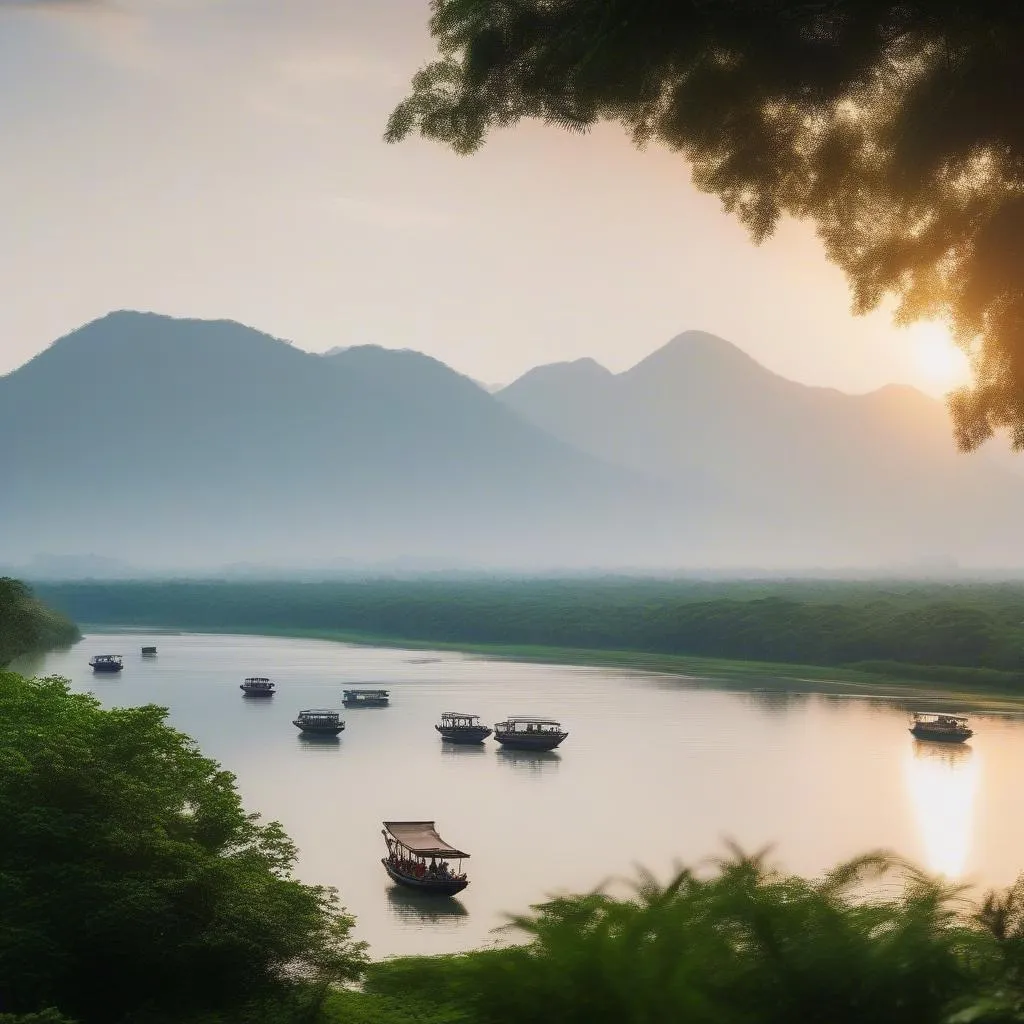 Perfume River, Hue, Vietnam