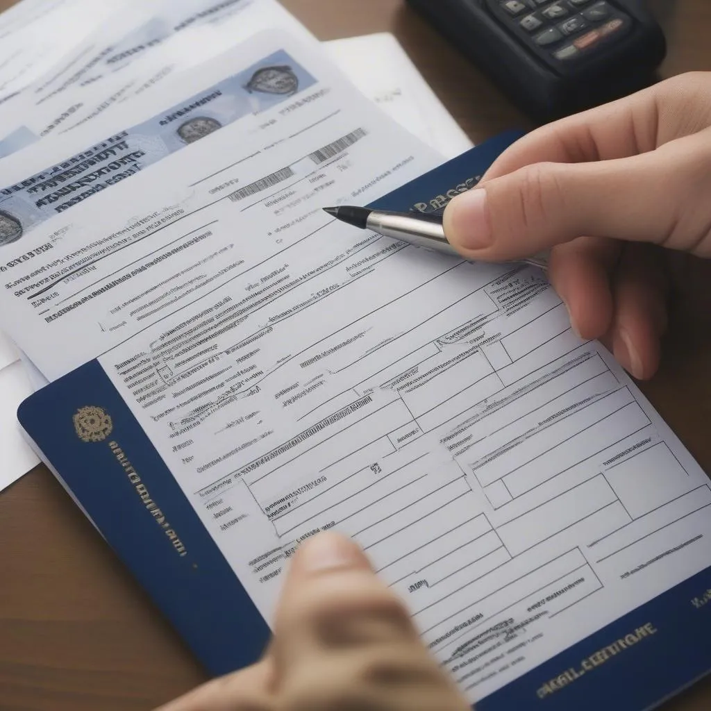 Filling Out a Passport Application