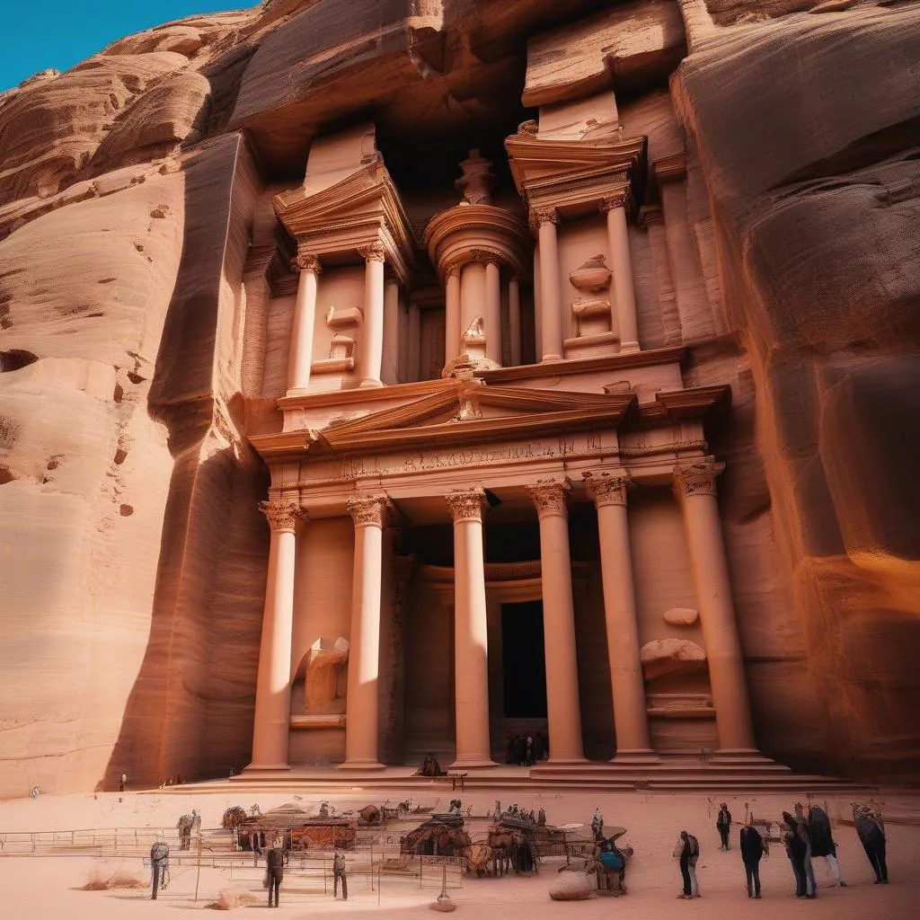 The Treasury at Petra, Jordan