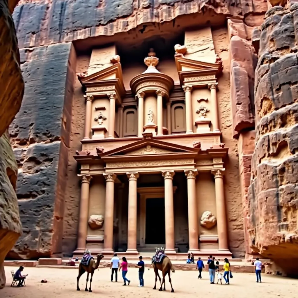 The Treasury at Petra, Jordan