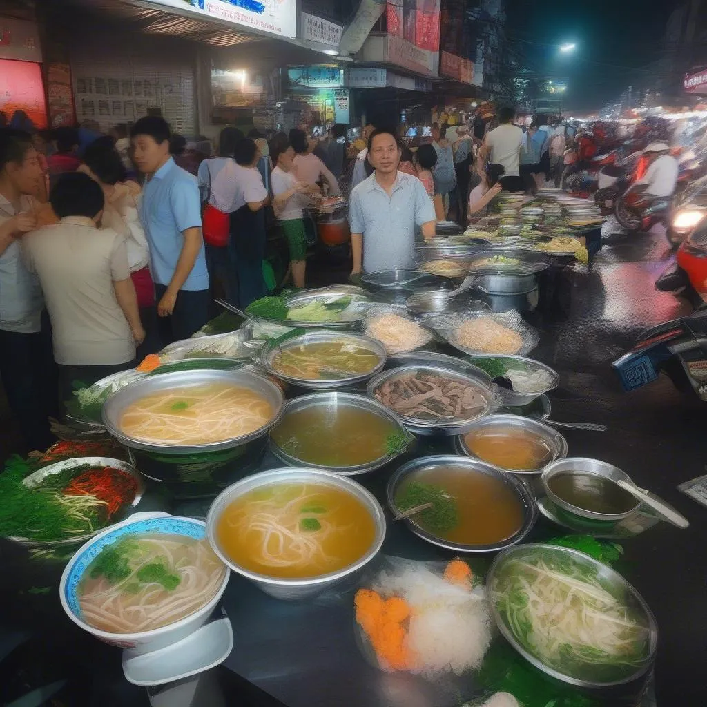 Pho Stall in Ho Chi Minh City