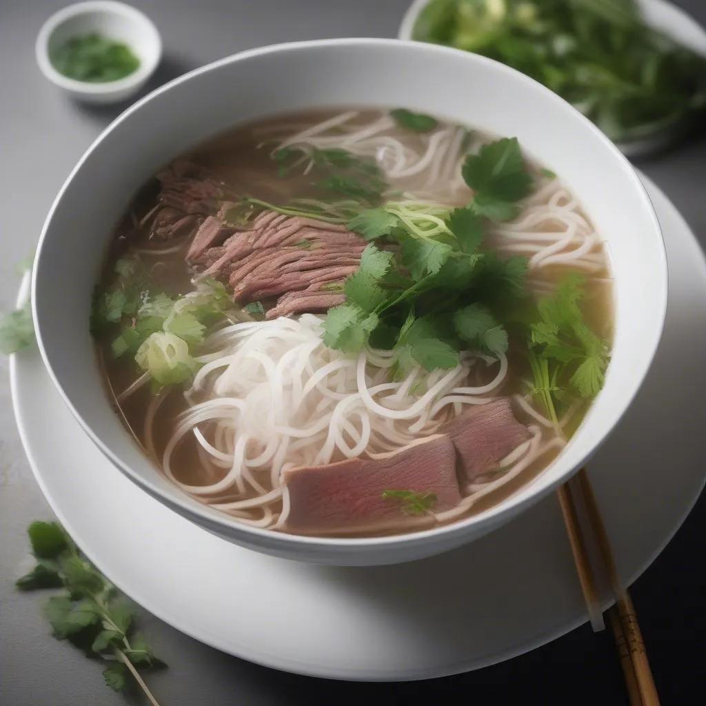 Vietnamese Pho Noodle Soup