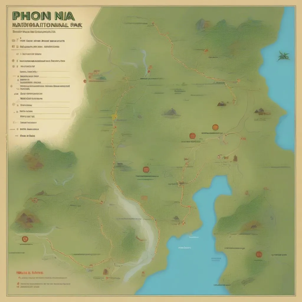 Phong Nha-Ke Bang National Park Map