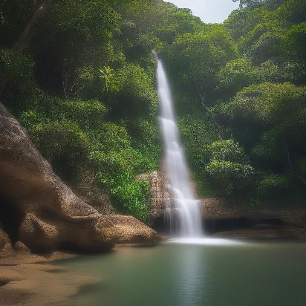 Phu Quoc National Park Waterfall