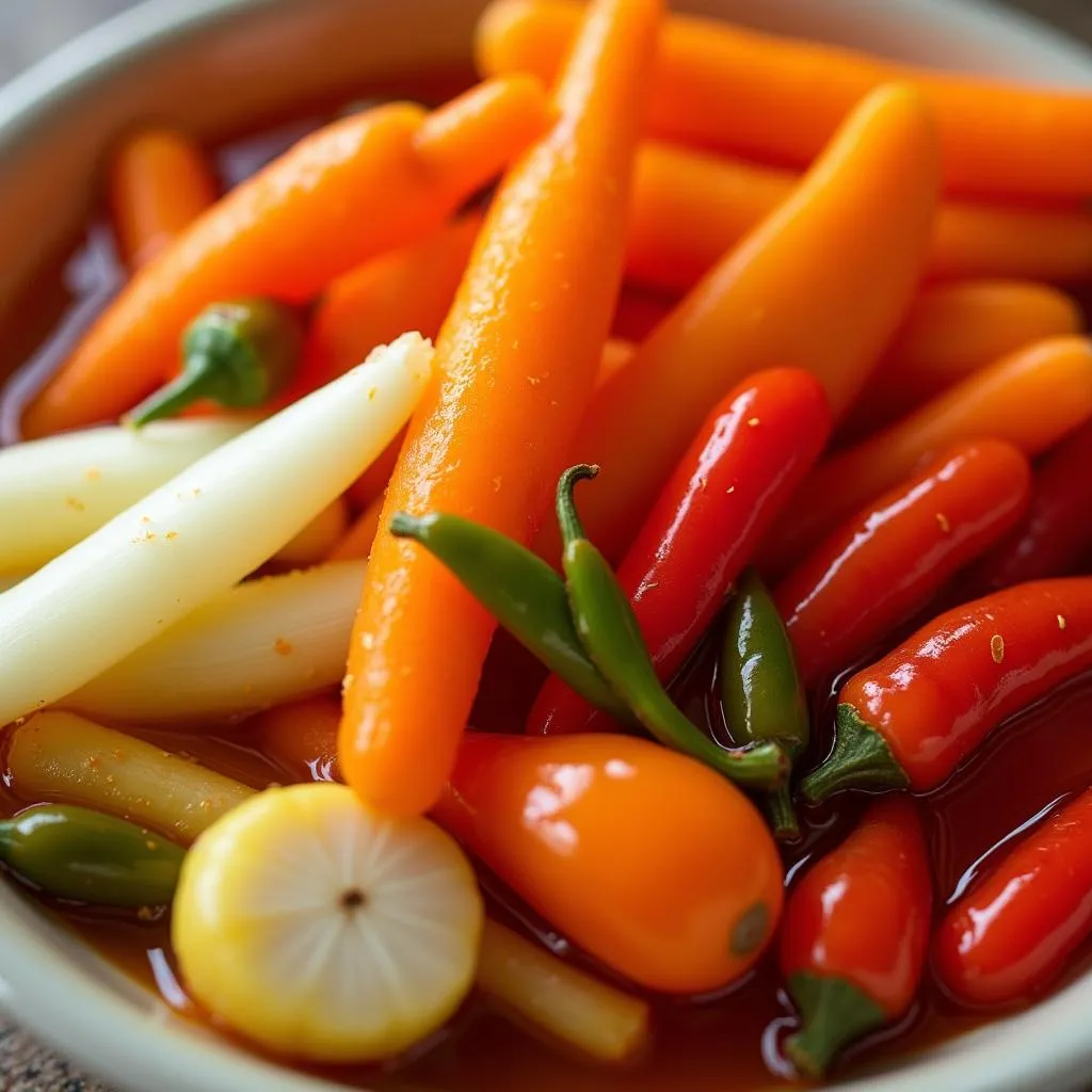 Pickled vegetables in Vietnam