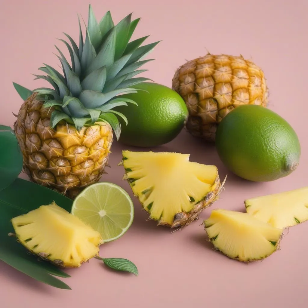 pineapple-and-lime-for-cough