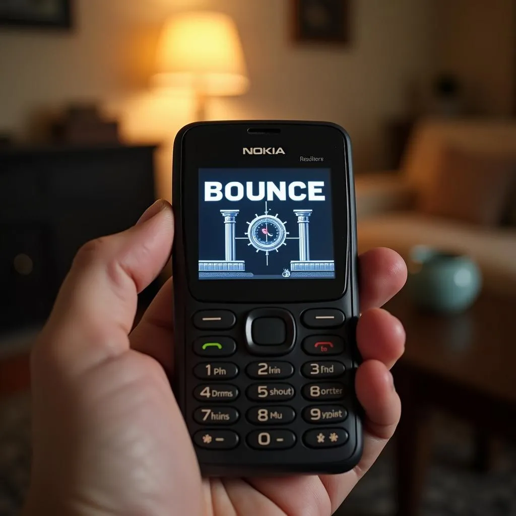 Playing Bounce on Nokia phone