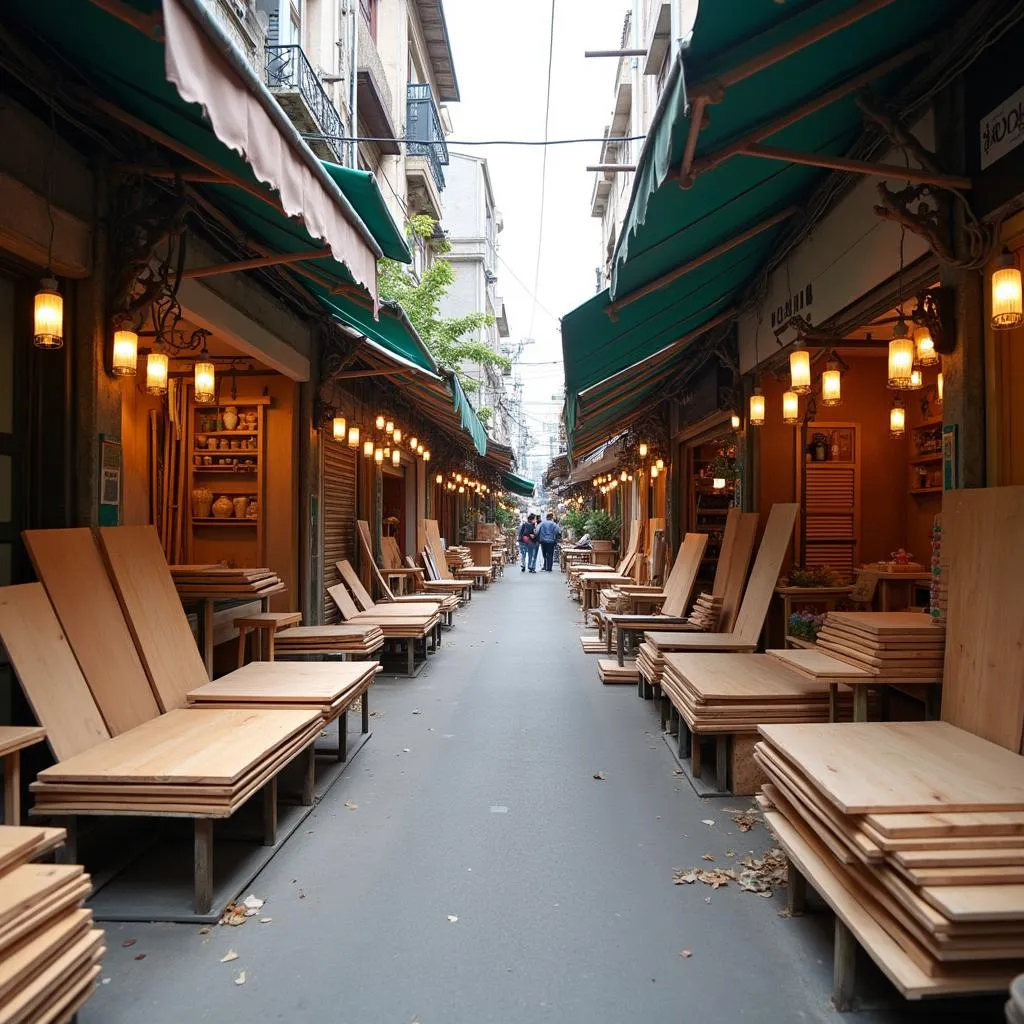 Plywood Shops in Hanoi