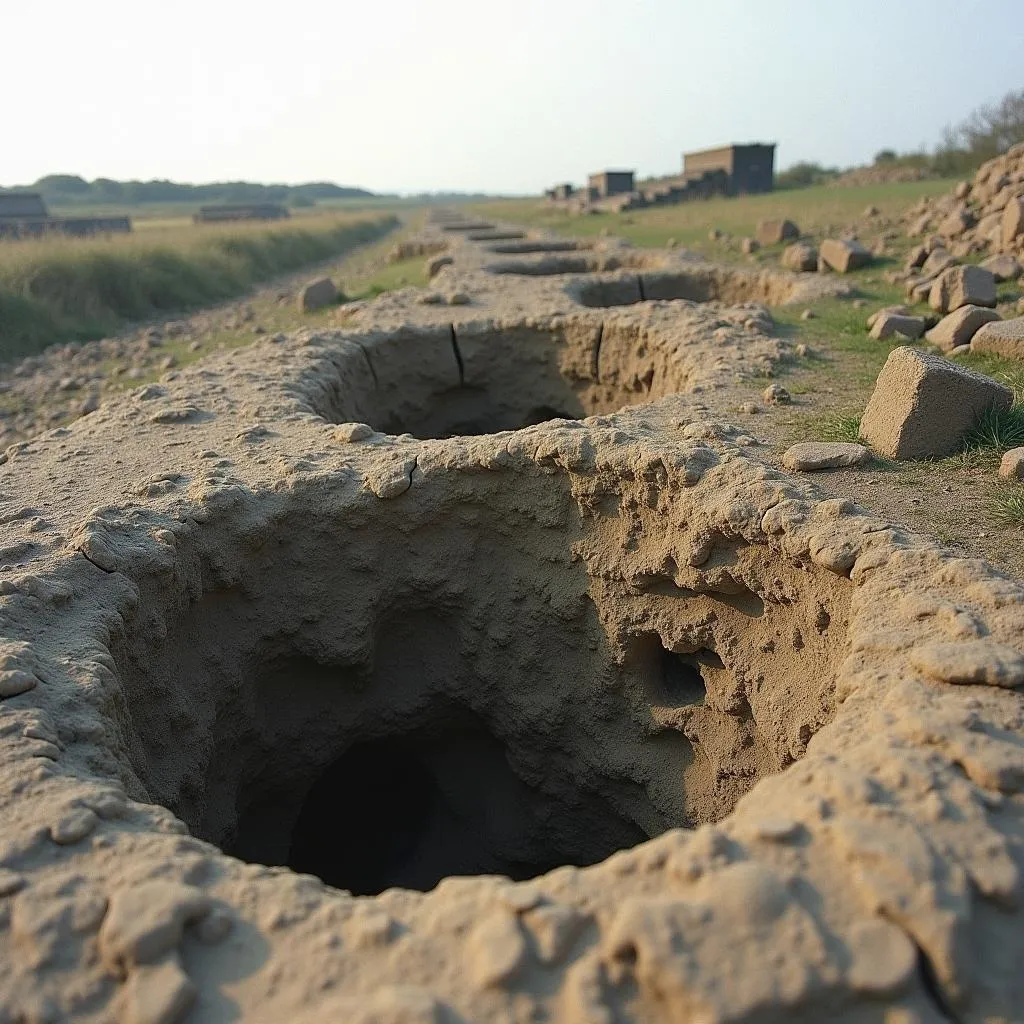 Pointe du Hoc Bomb Craters