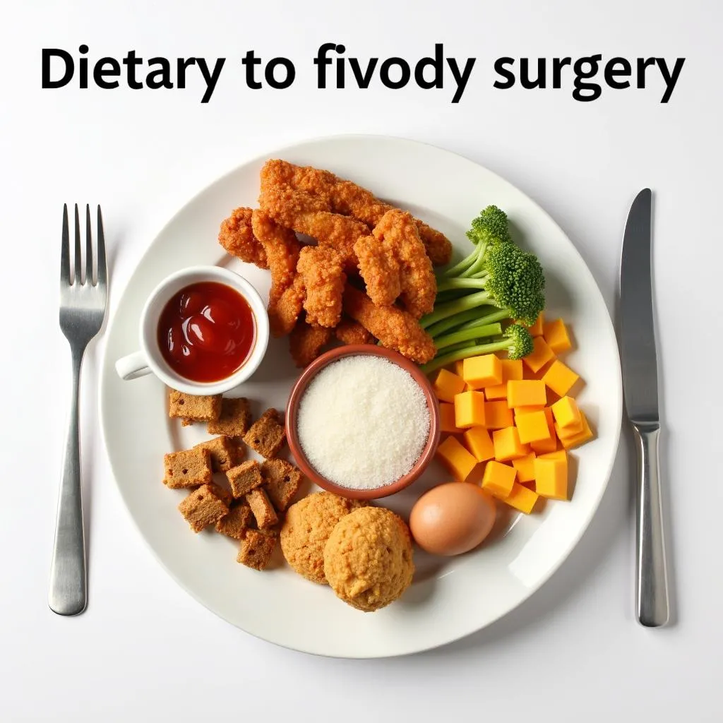 Foods to avoid after surgery.