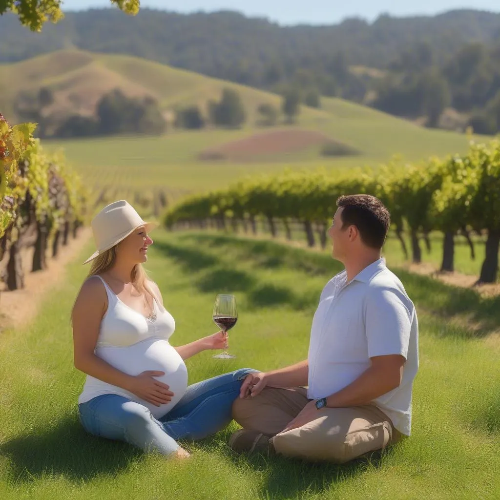 Napa Valley Pregnancy Trip