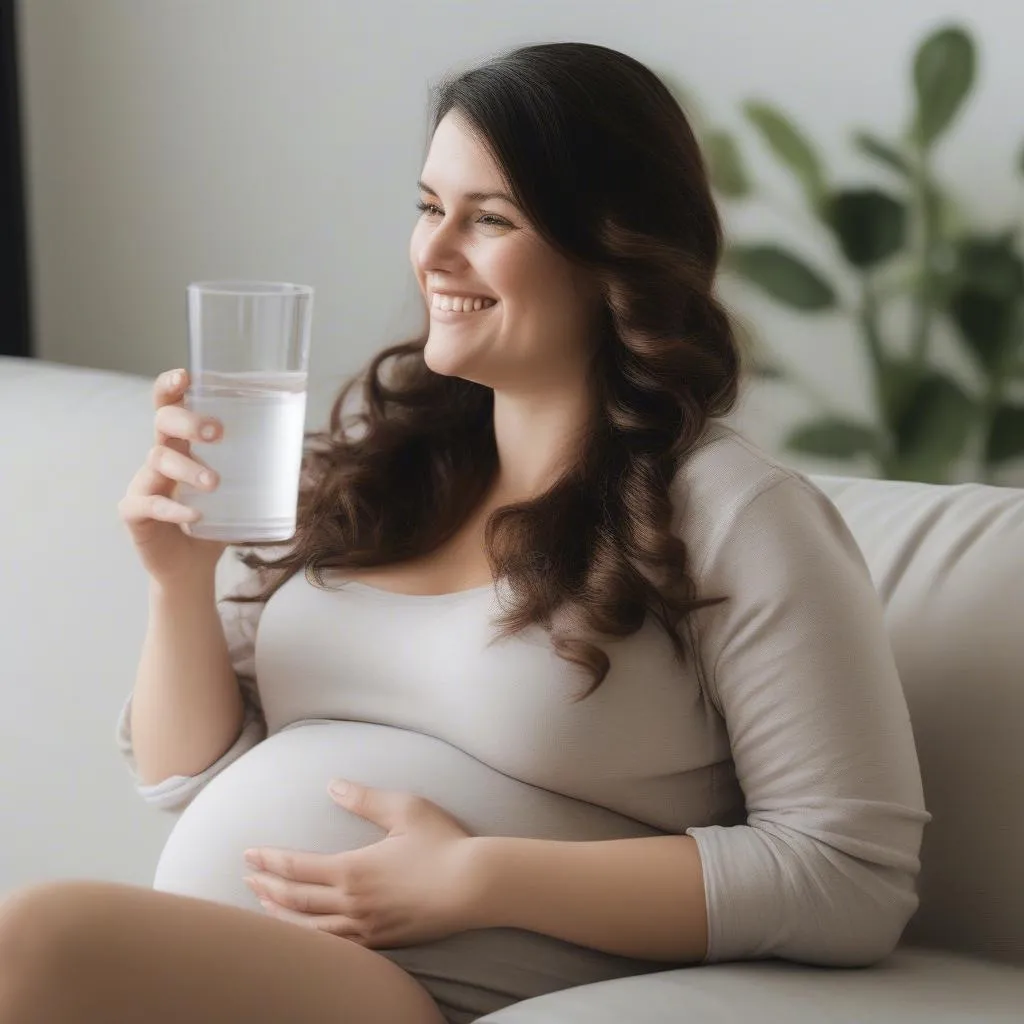 Staying hydrated in the first trimester