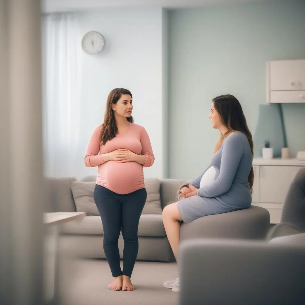 pregnant-woman-getting-advice