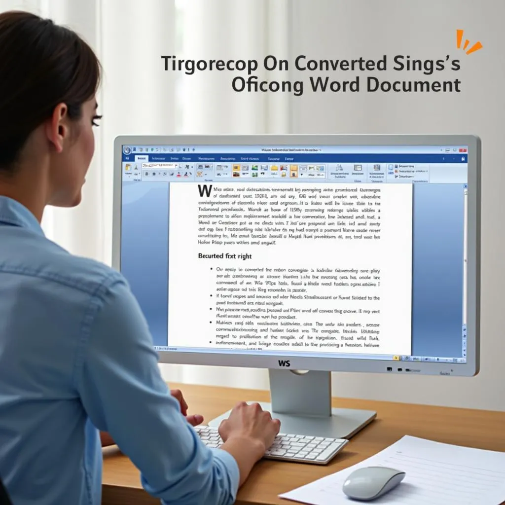 Proofreading Converted Word Document