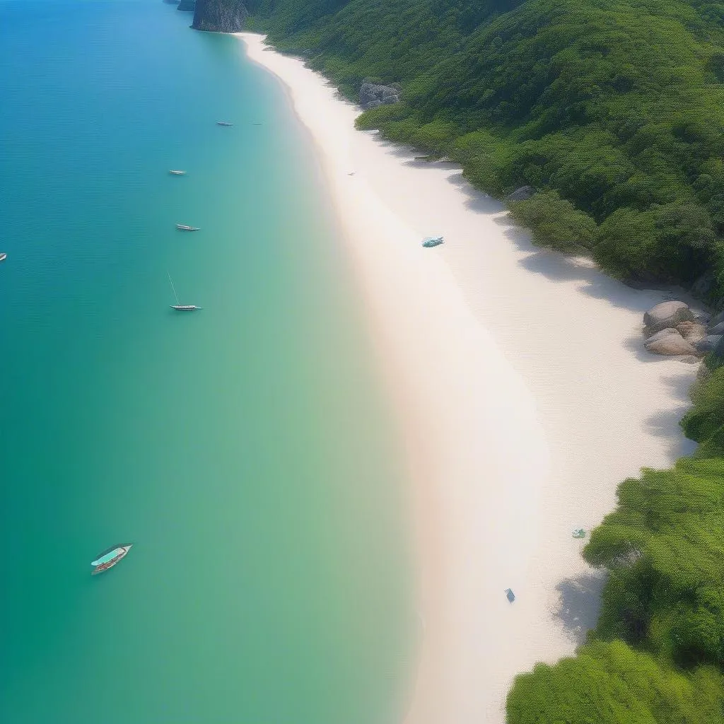 Quan Lan Island Beach