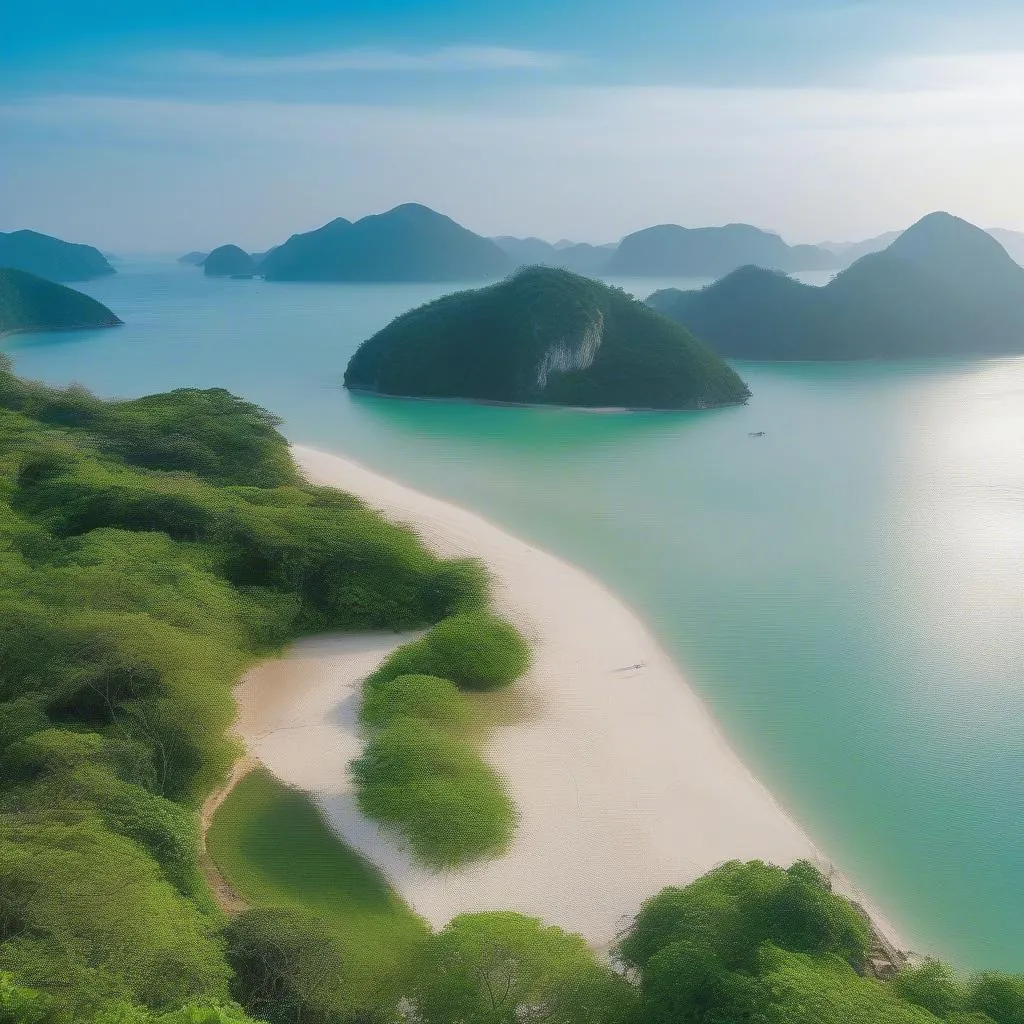 Quan Lan Beach Panorama