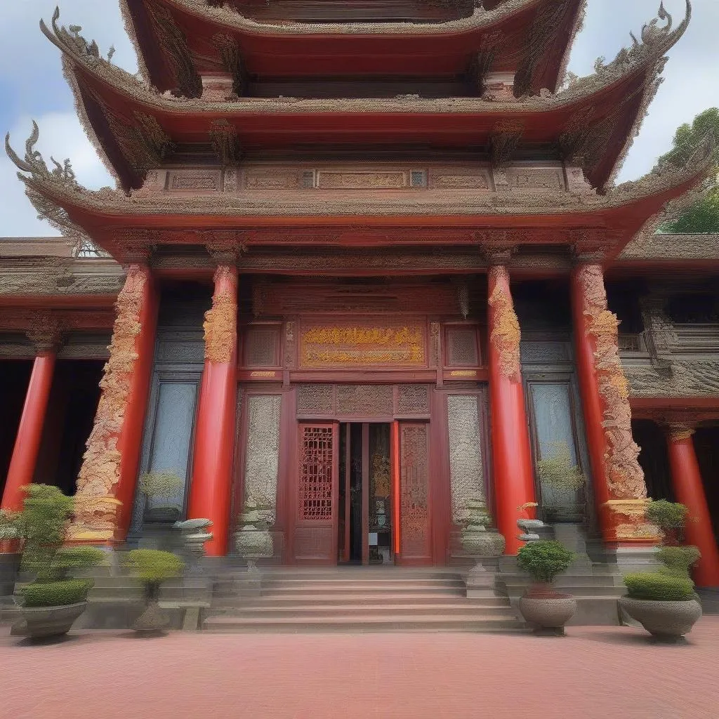 The iconic Quất Lâm Temple