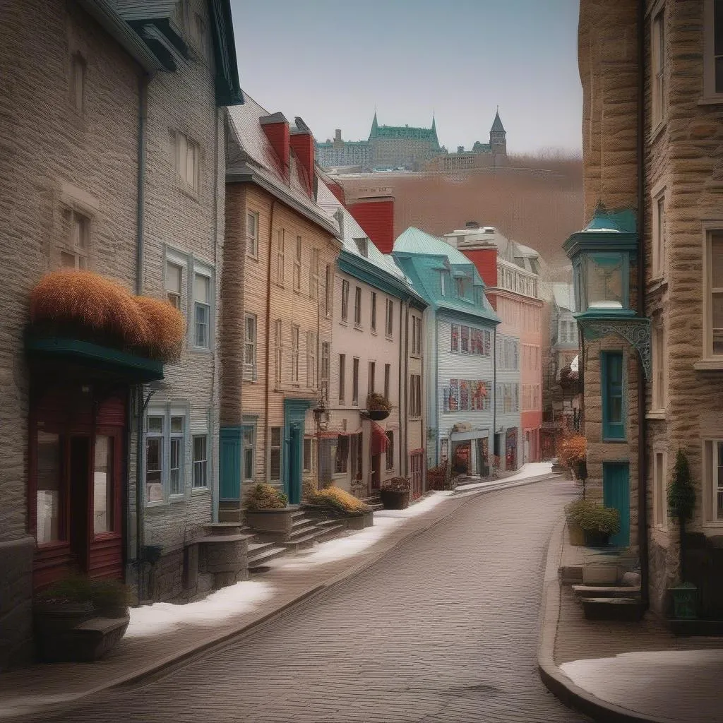 Quebec City street view