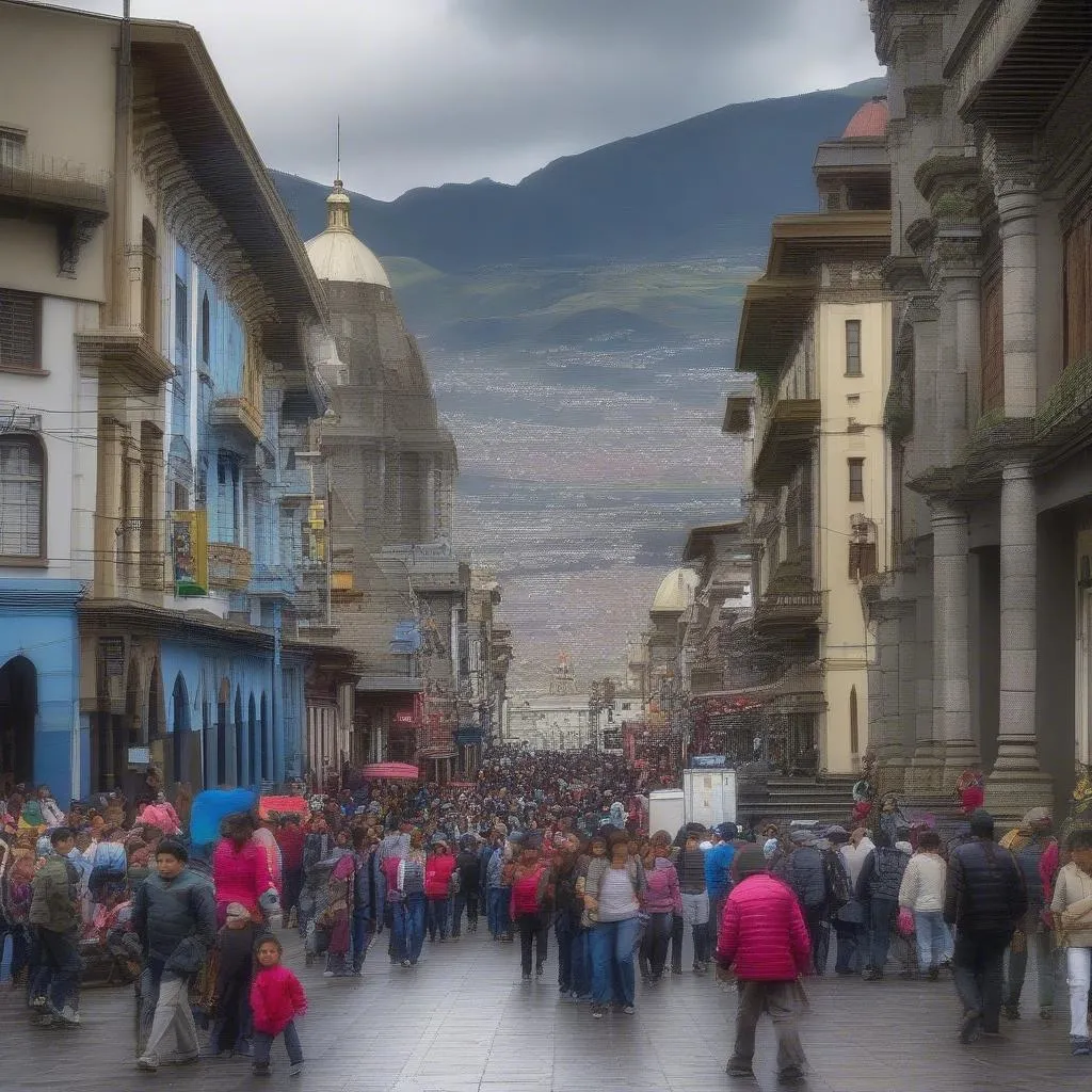 Quito Street Scene