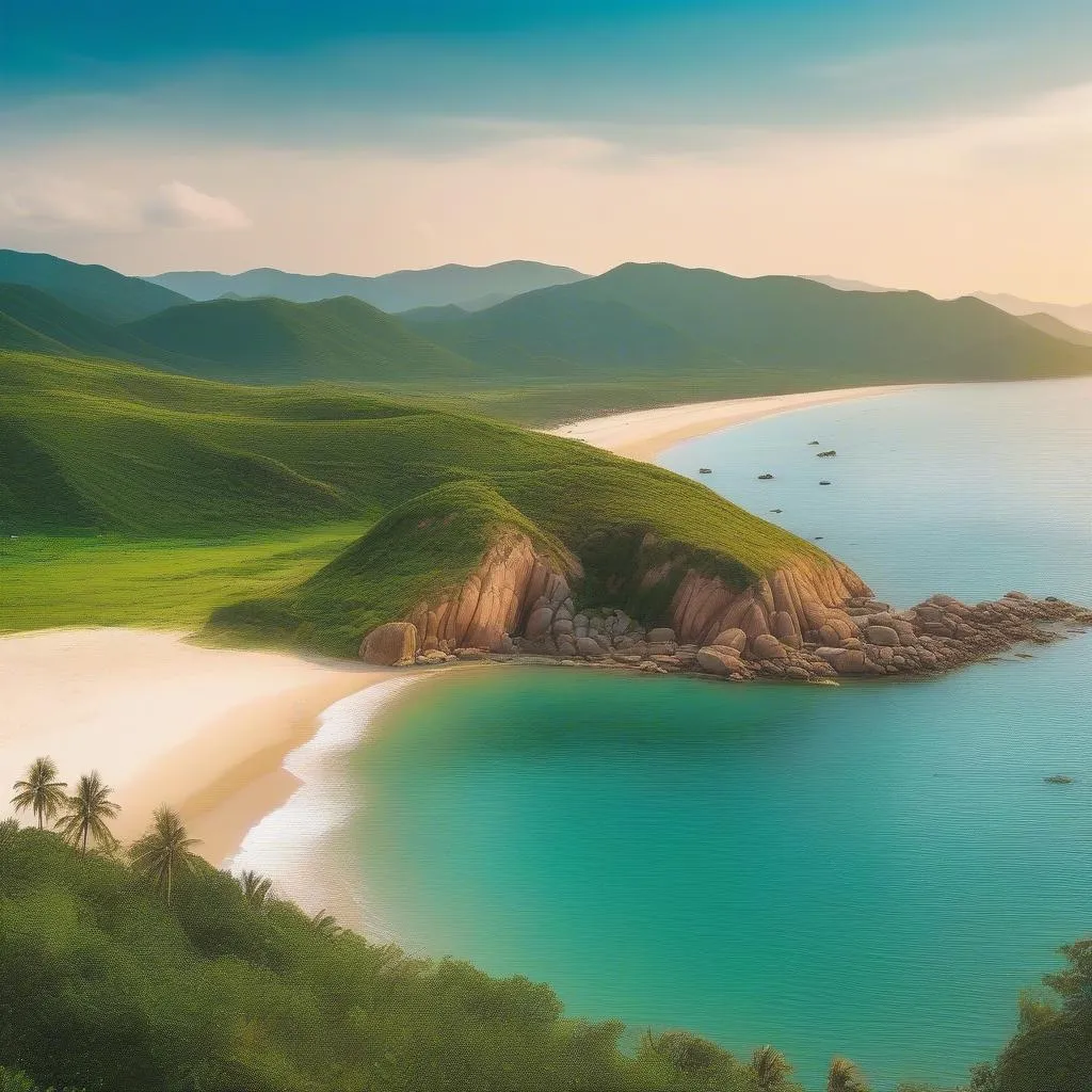 Quy Nhon Beach Panorama