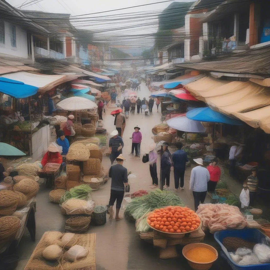 Quy Nhon Market Scene