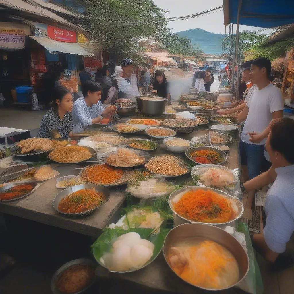 Quy Nhon Street Food Stall