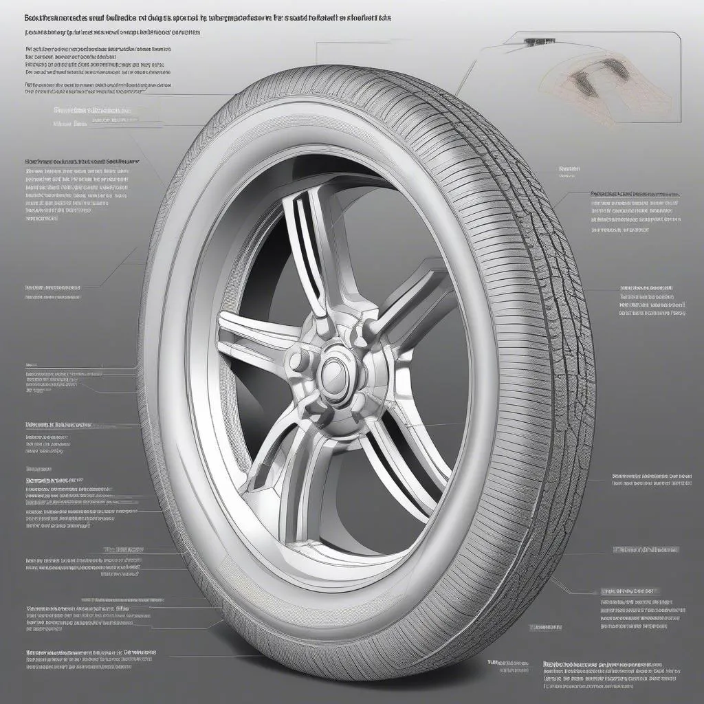 Cross-Section of a Radial Tire