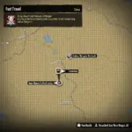 Red Dead Redemption 2 Fast Travel Map