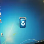 Recycle Bin icon on a computer desktop