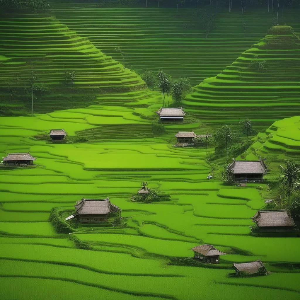 Rice Paddies in Ninh Binh