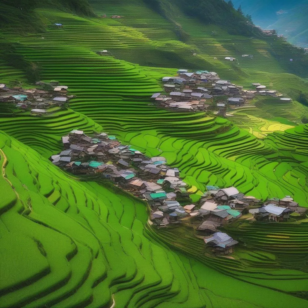 Rice Terraces in Sapa