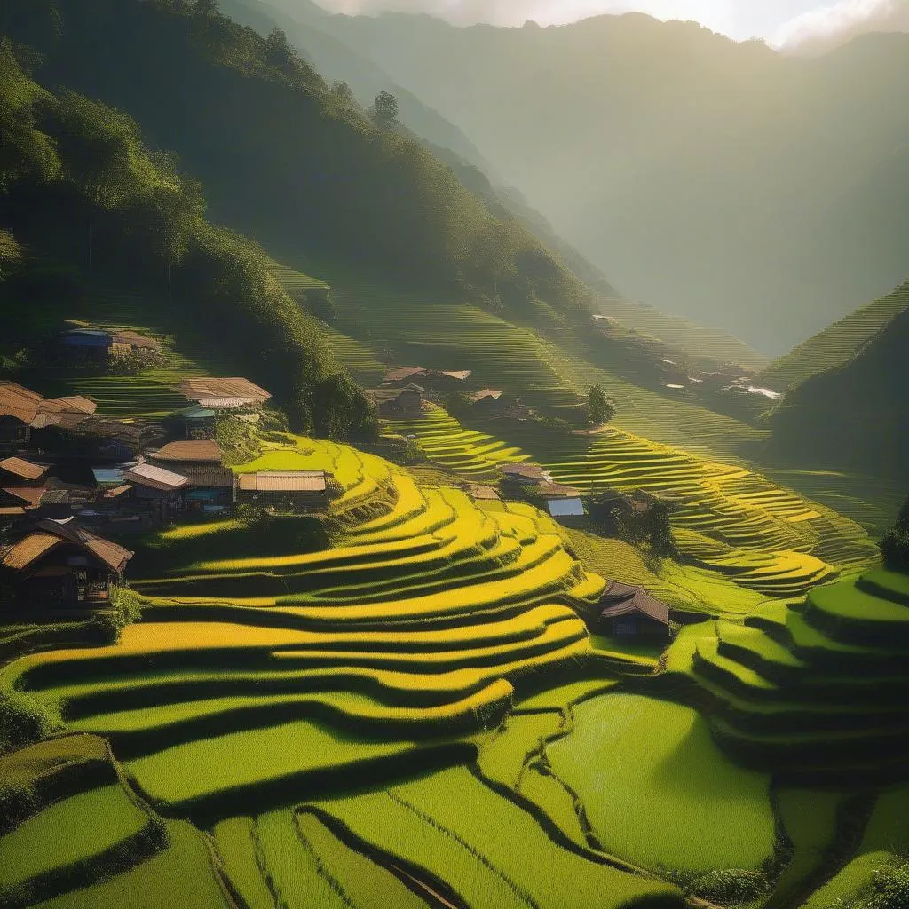 Sapa rice terraces