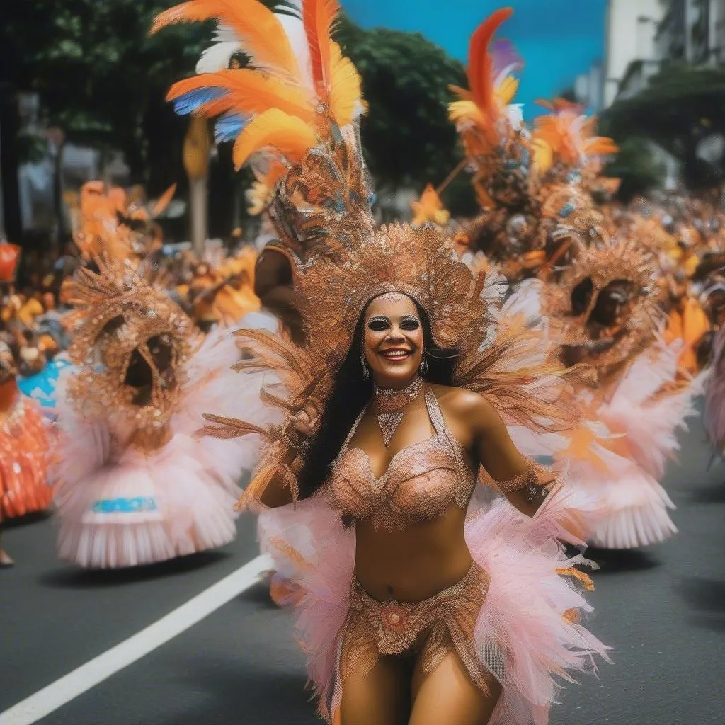 Vibrant Carnival in Rio