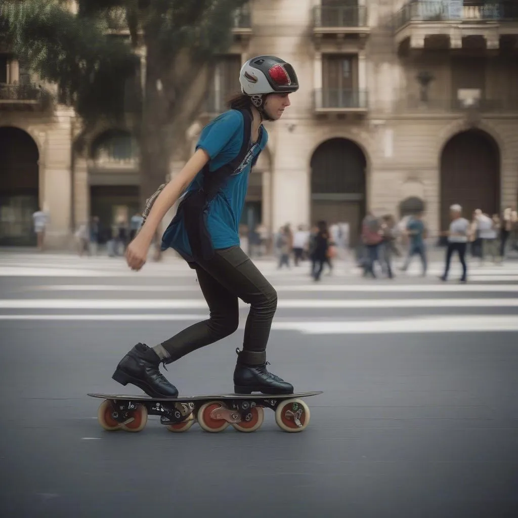 Barcelona Rollerblading