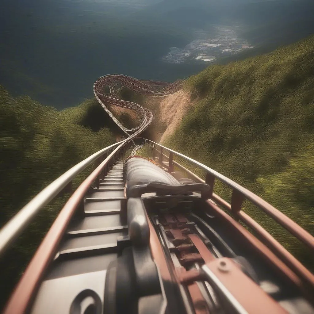 Rollercoaster Descending