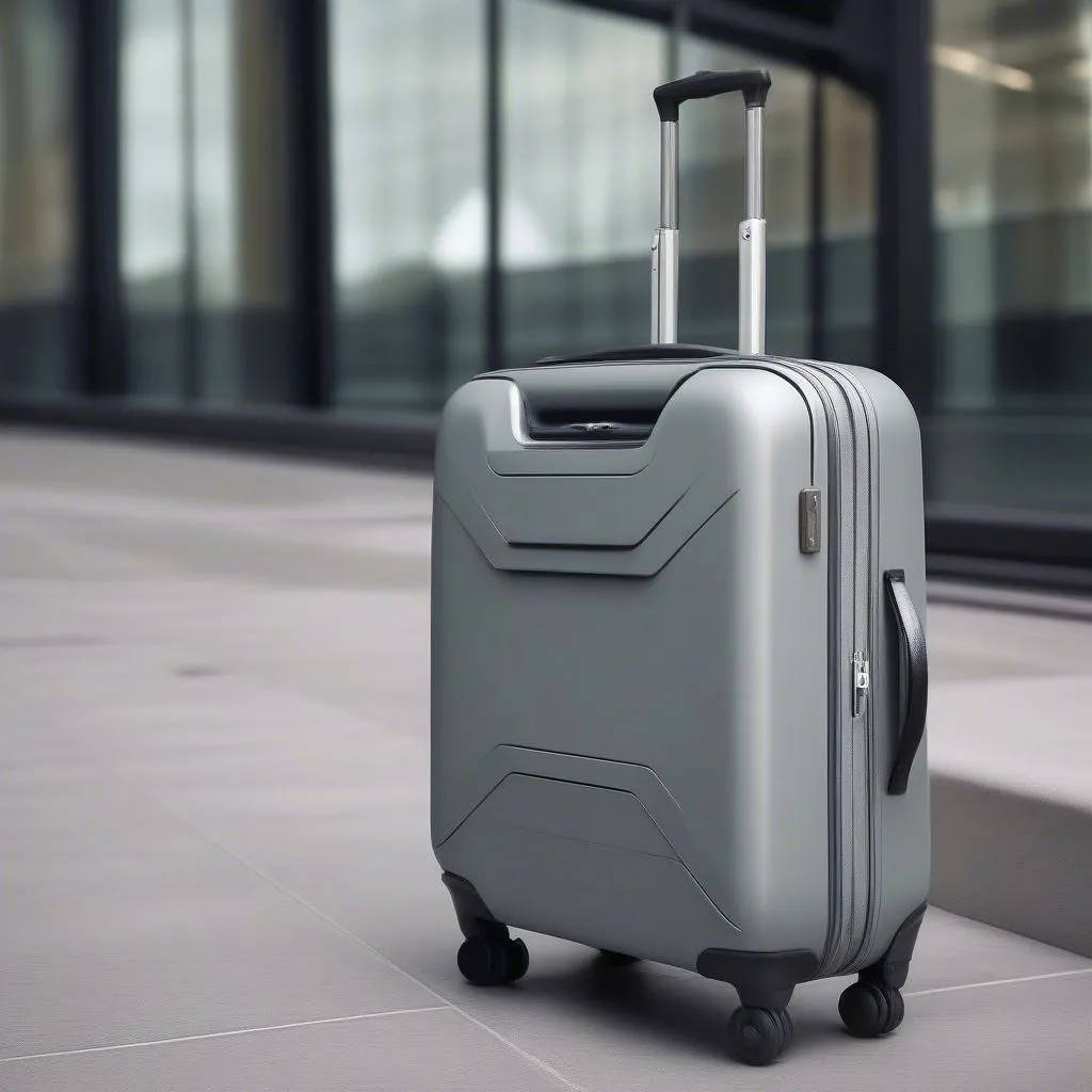 stylish rolling suitcase