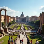 Tourists at Roman Forum