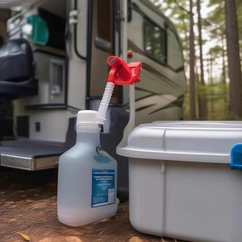 RV Antifreeze Jug and Tube