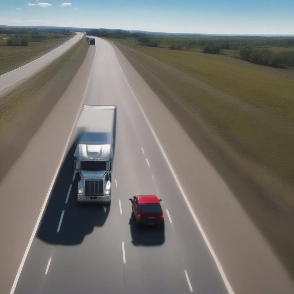 When Traveling Behind Large Trucks: Safety Tips for Every Driver