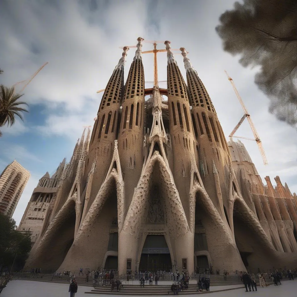 Sagrada Familia in Barcelona, Spain