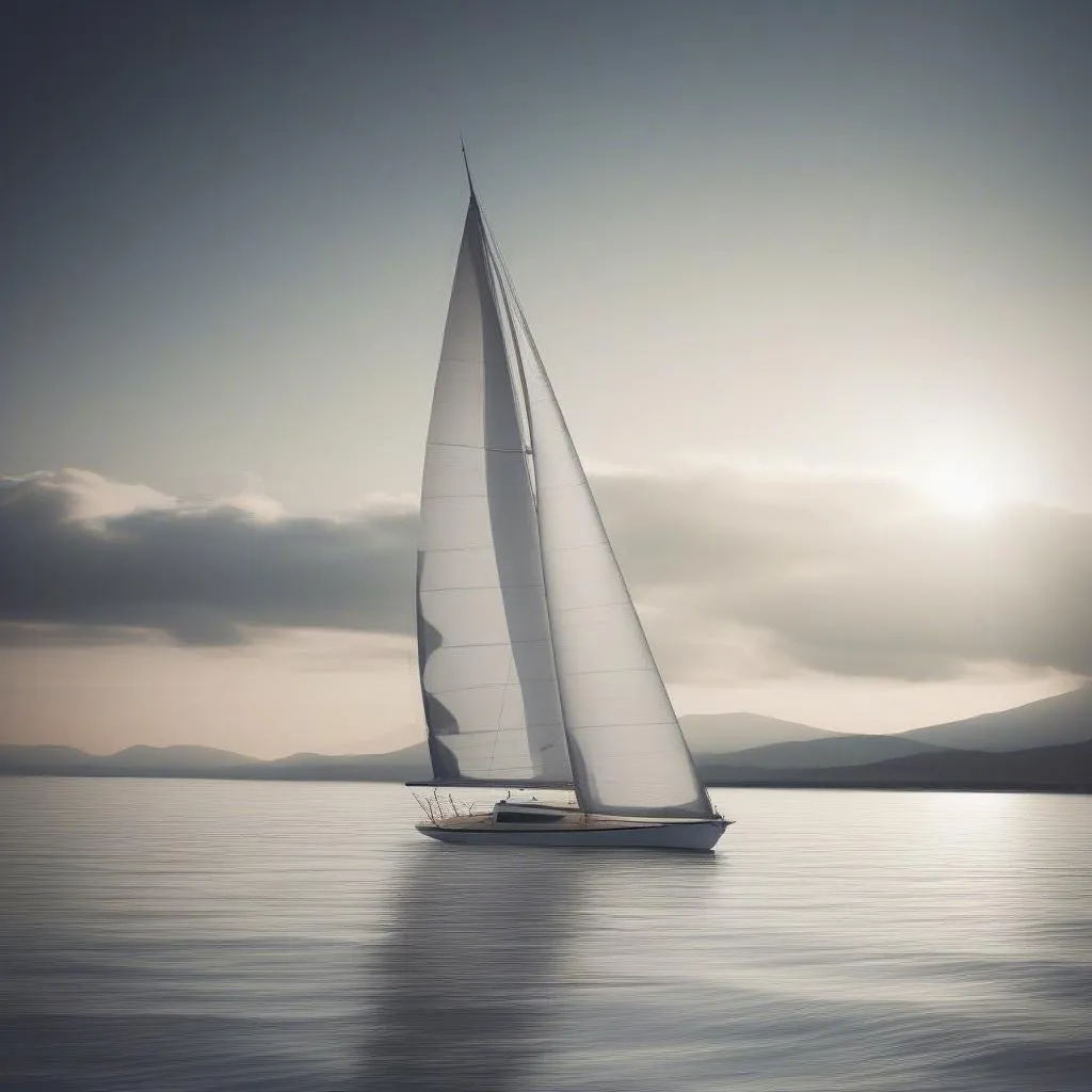 Sailing Boat on Calm Waters