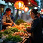 Salmon Sour Soup at a Street Food Stall in Hanoi's Old Quarter